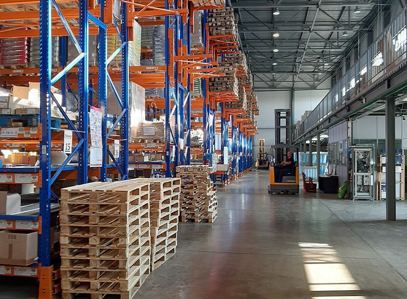 Склад W3PL — паллетное хранение